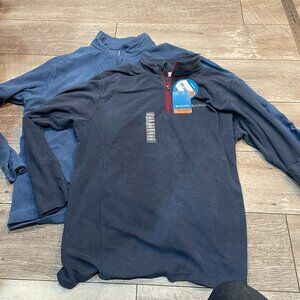 NWT 2 Columbia Men's Klamath Range II Half-Zip fleece pullovers XXL